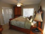 Master Suite with King Bed and Pool Access